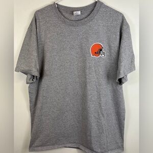 Vintage Cleveland Browns Tshirt NFL Gray Adult SZ XL Blood Drive 9th Annual